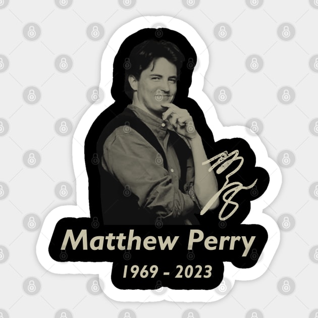 Matthew Perry #1 remembering Sticker by YukieapparelShop